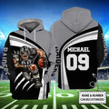 FUNSTUFFPRINT Raiders - Personalized Name 3D Hoodie and Zip Hoodie