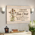 I Am Not Ashamed Of Jesus - Christcanvas Wall Art - Christian Canvas Prints - Faith Canvas - Bible Verse Canvas 