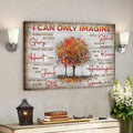 Fall Trees - I Can Only Imagine Canvas Wall Art - Bible Verse Canvas - Scripture Canvas Wall Art 