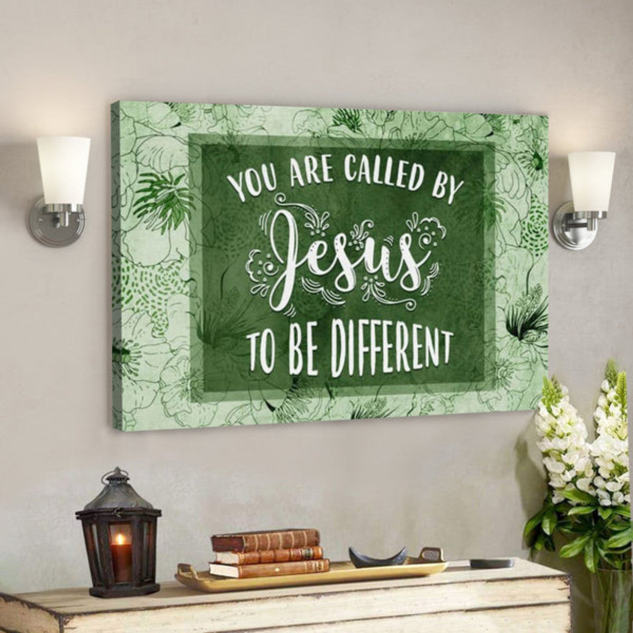 Bible Verse Canvas - You Are Called By Jesus To Be Different Canvas Print - Scripture Canvas Wall Art 