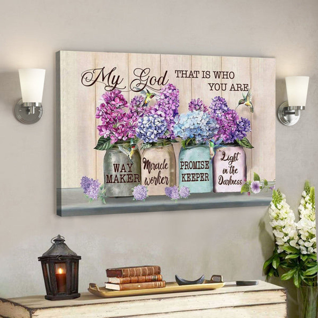 Way Maker Canvas My God That Is Who You Are Canvas - Jesus Canvas Art 
