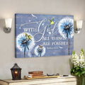 Bible Verse Canvas - With God All Things Are Possible Dandelion Sparrow Wall Art Canvas - Scripture Canvas Wall Art 