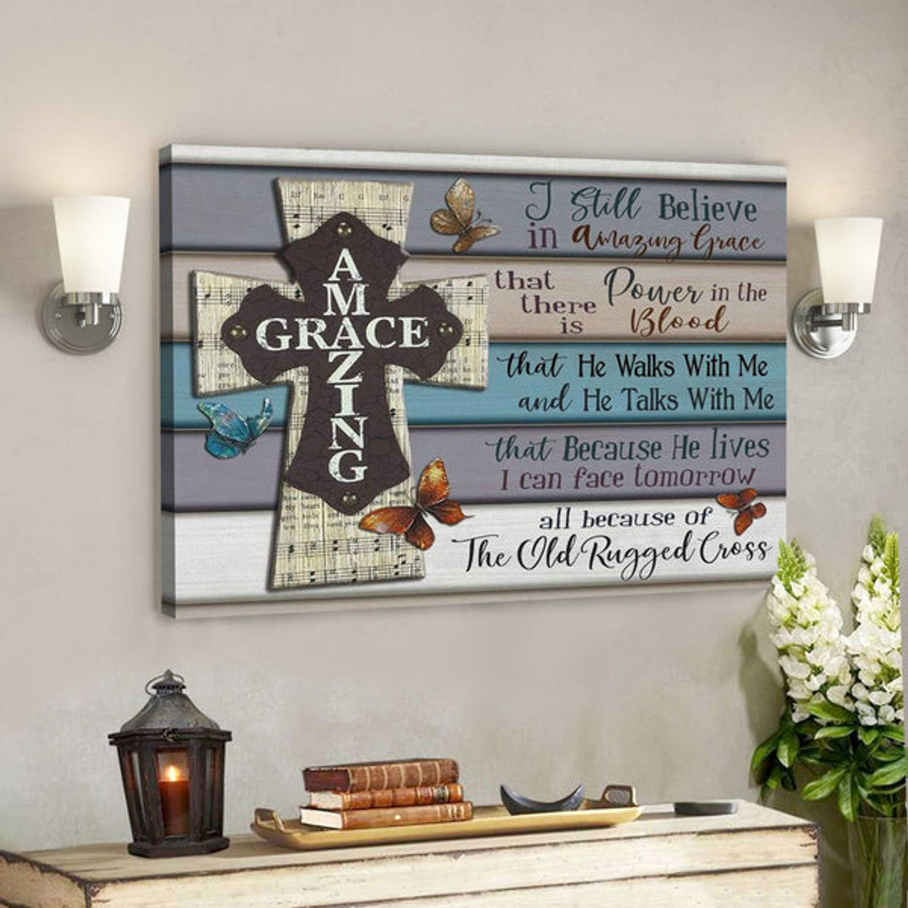 God Canvas Prints - Jesus Canvas Art - I Still Believe In Amazing Grace Canvas Print - Christian Wall Art Decor 