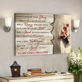 Bible Verse Canvas - I Can Only Imagine Jesus - Scripture Canvas Wall Art 