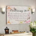 Bible Verse Canvas - This Day I Call The Heavens And The Earth Deuteronomy 30 19 Canvas - Scripture Canvas Wall Art 