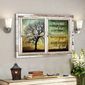 Window Frame - Every Moment Thank God - Bible Verse Canvas - Scripture Canvas Wall Art 