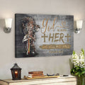 God Canvas Prints - Jesus Canvas Art - Warrior Of Christ God Is With Her She Will Not Fall Psalm 465 Wall Art Canvas 