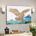 Bible Verse Canvas - They Will Soar On Wings Like Eagles Isaiah 4031 Canvas - Scripture Canvas Wall Art 