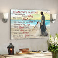 Jesus And The Sea - I Can Only Imagine - Bible Verse Canvas - Scripture Canvas Wall Art 