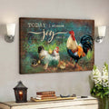 Adorable Chicken Family - Today I Choose Joy - Bible Verse Canvas - Scripture Canvas Wall Art 