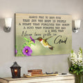 God Canvas Prints - Jesus Canvas Art - Always Pray Canvas Print - Christian Wall Art Decor 