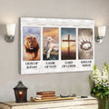 God Canvas - Bible Verse Canvas - Lamb Of God - Special Christian Canvas - Scripture Canvas 
