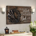 God Canvas Prints - Jesus Canvas Art - Bible Verse Wall Art For All Have Sinned Canvas Print 