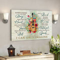 God Canvas Prints - Jesus Canvas Art - I Can Only Imagine Song Lyrics Wall Art Canvas - Christian Wall Art 