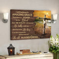 Sunset On The Beach - I Still Believe In Amazing Grace - Bible Verse Canvas - Scripture Canvas Wall Art 