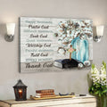 Bible Verse Canvas - Happy Moments Praise God Canvas Wall Art - Scripture Canvas Wall Art 