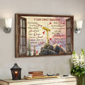 Christian Canvas Wall Art - Beautiful Mountain - Wooden Cross - Pink Sunset - I Can Only Imagine 
