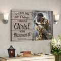 God Canvas Prints - Jesus Canvas Art - Philippians 413 I Can Do All Things Through Christ Canvas Wall Art 
