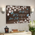 Cotton Flower - Have Faith In What Will Be Canvas Wall Art - Bible Verse Canvas - Scripture Canvas Wall Art 