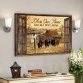 Window Barn And Tranquil Farm - Bless On Home Who Are Enter Canvas Wall Art - Bible Verse Canvas - Scripture Canvas Wall Art 