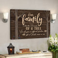 Bible Verse Canvas - Family Is Like The Branches Of A Tree Canvas Print - Scripture Canvas Wall Art 