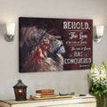 God Canvas Prints - Jesus Canvas Art - Revelation 55 Behold The Lion Of The Tribe Of Judah Canvas Wall Art 
