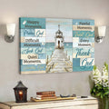 Church By The River - Every Moment Thank God Canvas Wall Art - Bible Verse Canvas - Scripture Canvas Wall Art 