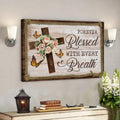 Forever Blessed With Every Breath Canvas Wall Art - Bible Verse Canvas - Scripture Canvas Wall Art 