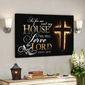 God Canvas Prints - Jesus Canvas Art - Joshua 2415 Canvas Wall Art - Bible Verse Wall Art Canvas Print 