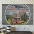 Bible Verse Canvas - Bless This Home With Love And Laughter Farmhouse Canvas - Scripture Canvas Wall Art