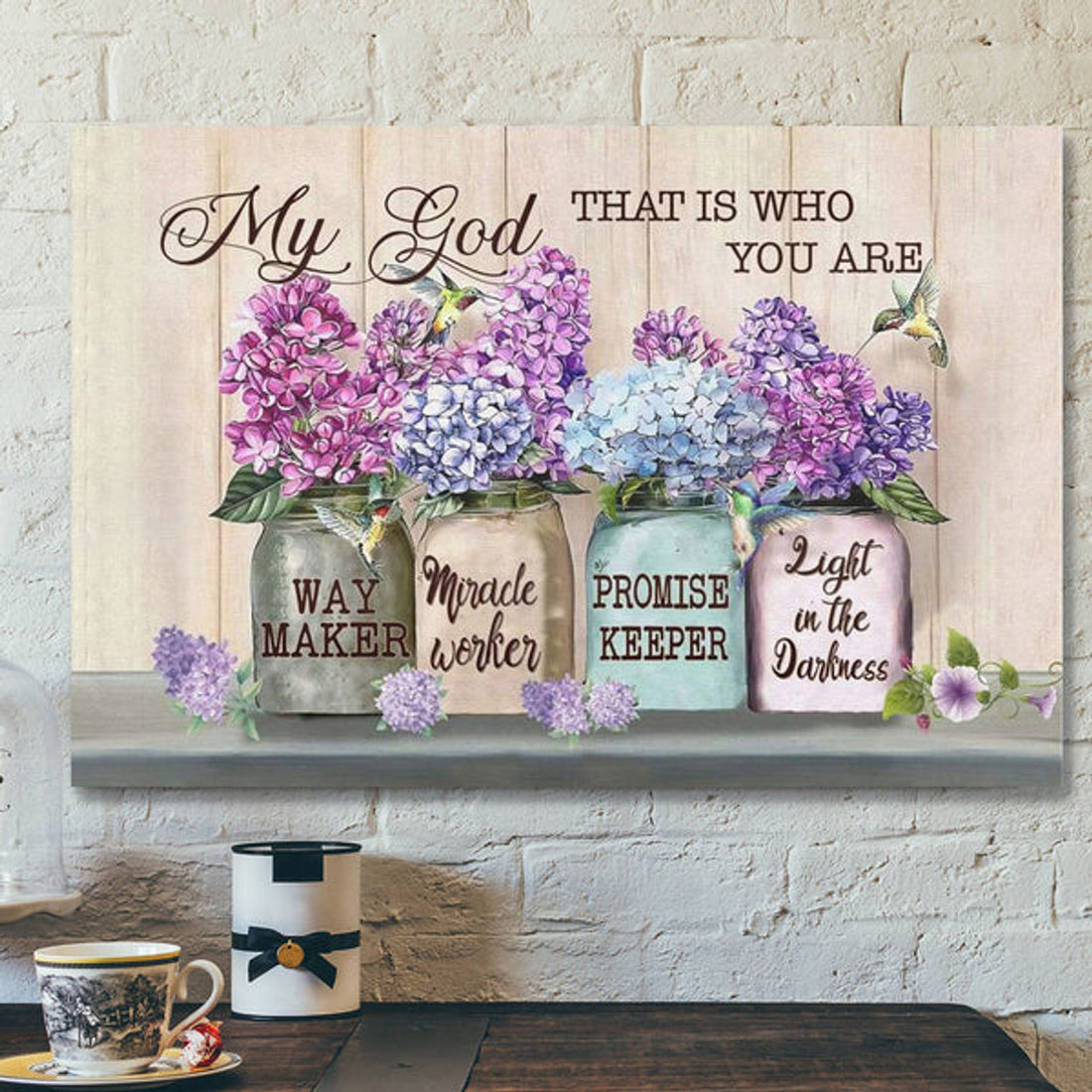 Way Maker Canvas My God That Is Who You Are Canvas - Jesus Canvas Art