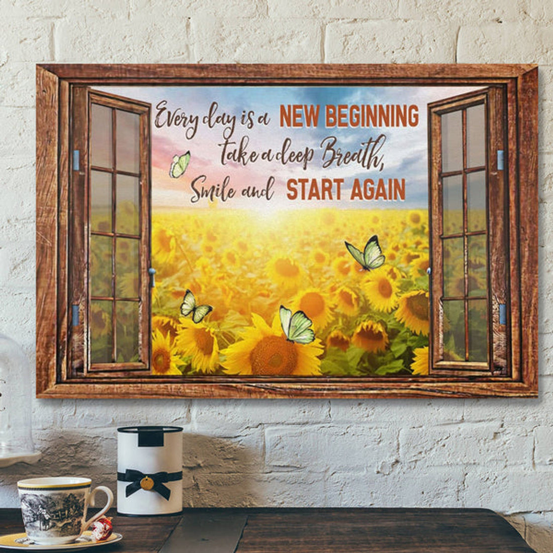 Bible Verse Canvas - Every Day Is A New Beginning Canvas Art - Scripture Canvas Wall Art