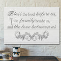 God Canvas Prints - Jesus Canvas Art - Bless The Food Before Us Wall Art Canvas - Christian Wall Art