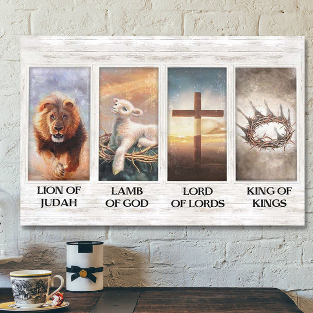 God Canvas - Bible Verse Canvas - Lamb Of God - Special Christian Canvas - Scripture Canvas