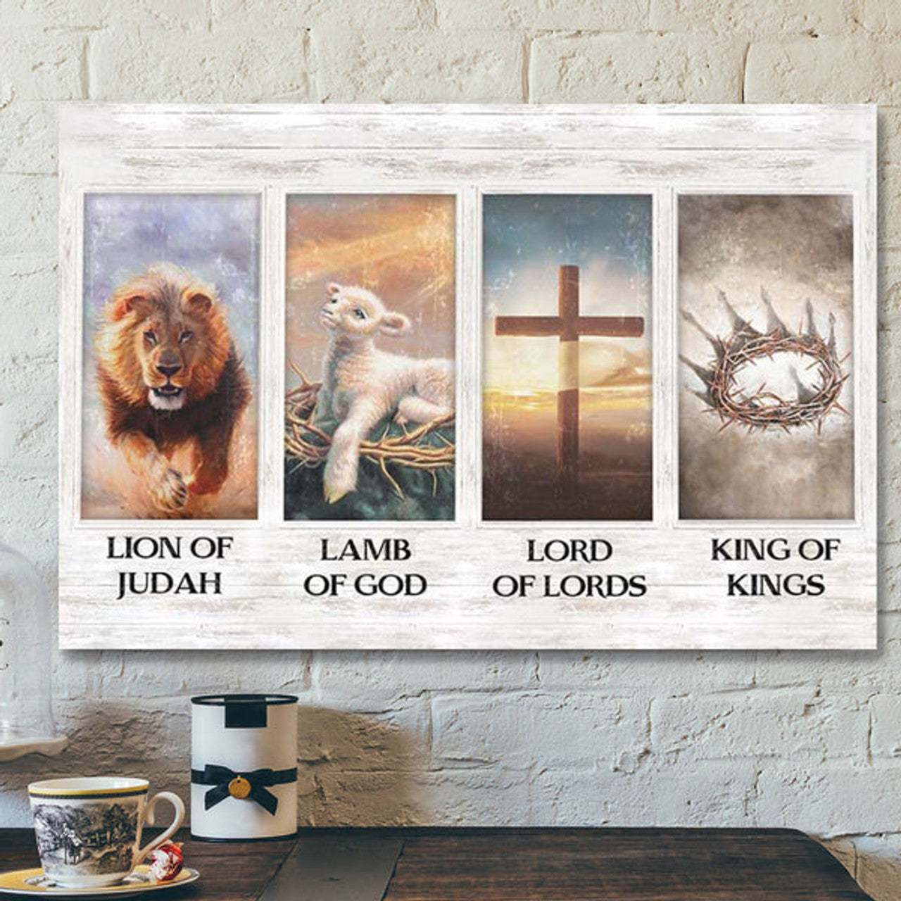 God Canvas - Bible Verse Canvas - Lamb Of God - Special Christian Canvas - Scripture Canvas
