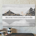 Bible Verse Canvas - Believe In Miracles Canvas - Scripture Canvas Wall Art