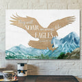 Bible Verse Canvas - They Will Soar On Wings Like Eagles Isaiah 4031 Canvas - Scripture Canvas Wall Art
