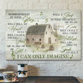 Music On The Farm - I Can Only Imagine - Bible Verse Canvas - Scripture Canvas Wall Art