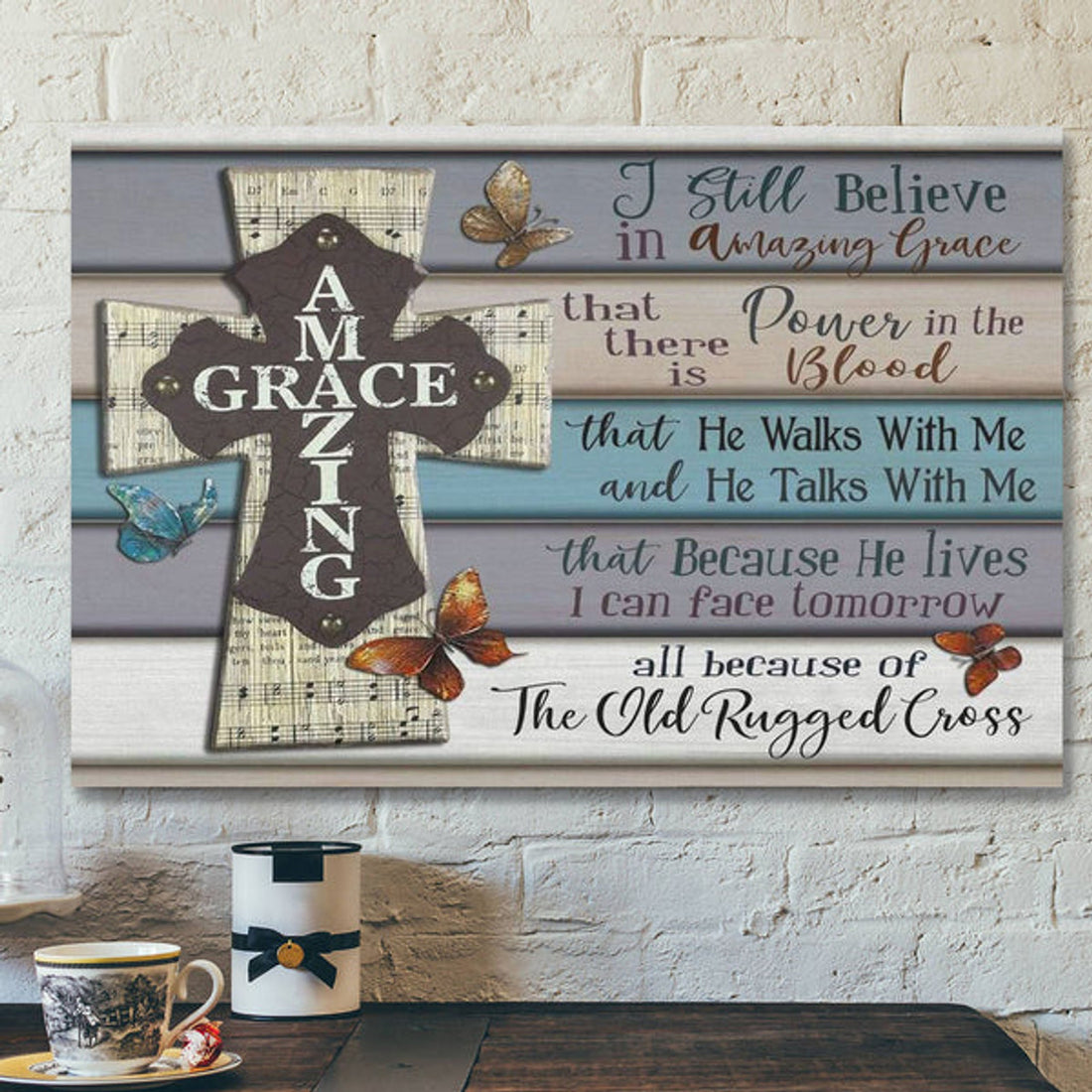 God Canvas Prints - Jesus Canvas Art - I Still Believe In Amazing Grace Canvas Print - Christian Wall Art Decor