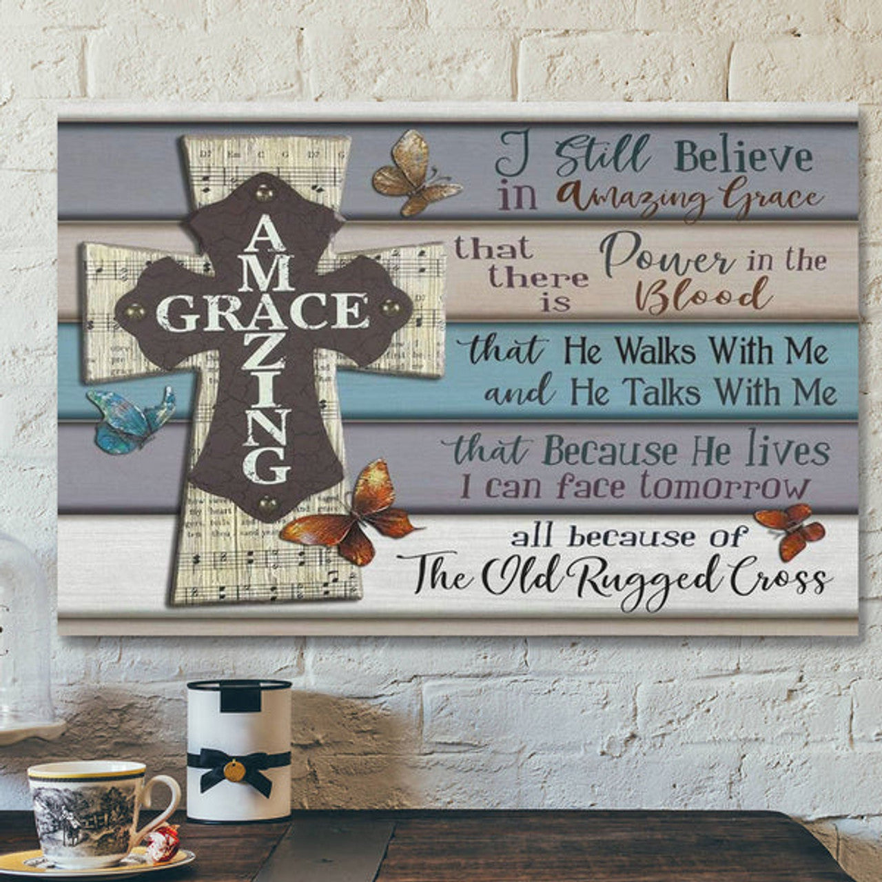 God Canvas Prints - Jesus Canvas Art - I Still Believe In Amazing Grace Canvas Print - Christian Wall Art Decor