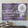 Bible Verse Canvas - For I Am Not Ashamed Of The Gospel Of Christ Romans 116 Canvas - Scripture Canvas Wall Art