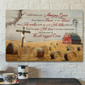 The Cross With Farm - I Still Believe In Amazing Grace - Bible Verse Canvas - Scripture Canvas Wall Art