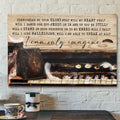Christian Canvas Wall Art - Piano Painting - The Holy Bible - I Can Only Imagine