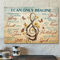 Sol Key - I Can Only Imagine Canvas Wall Art - Bible Verse Canvas