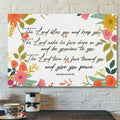 God Canvas Prints - Jesus Canvas Art - Bible Verse Wall Art Numbers 624-26 The Lord Bless You And Keep You Canvas Print
