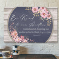 God Canvas Prints - Jesus Canvas Art - Bible Verse Wall Art - Be Kind To One Another Ephesians 432 Canvas Print