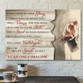 Bible Verse Canvas - I Can Only Imagine Jesus - Scripture Canvas Wall Art