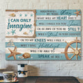 Bible Verse Canvas - The Sea Canvas - I Can Only Imagine Canvas Wall Art - Scripture Canvas Wall Art