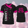 FUNSTUFFPRINT Personalized 3D T-Shirt Lash Boss But First Lashes Eyelash Technician Shirts 3D T-shirt