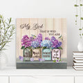 Bible Verse Canvas - Way Maker Canvas My God That Is Who You Are Christian Song Lyrics Canvas Wall Art - Scripture Canvas Wall Art 